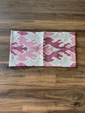 Pink Ikat Kelly Wearstler Decorative Custom Pillow Cover 22” x 12”